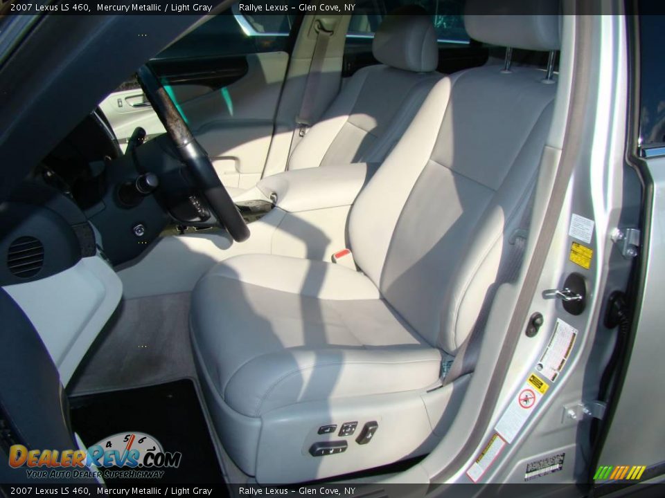 2007 Lexus LS 460 Mercury Metallic / Light Gray Photo #8