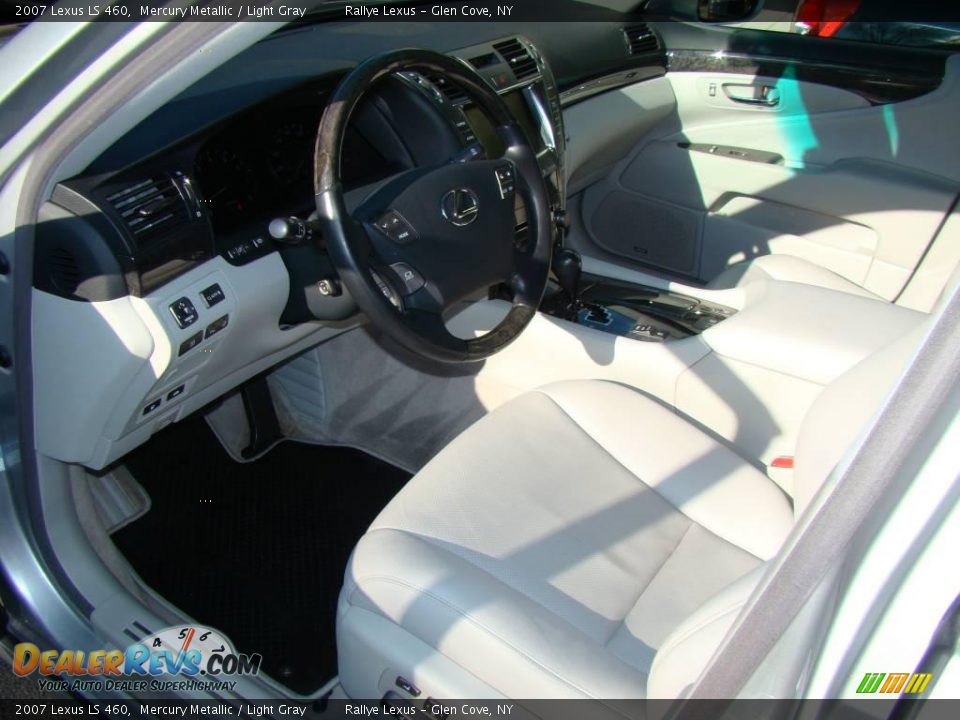 2007 Lexus LS 460 Mercury Metallic / Light Gray Photo #10