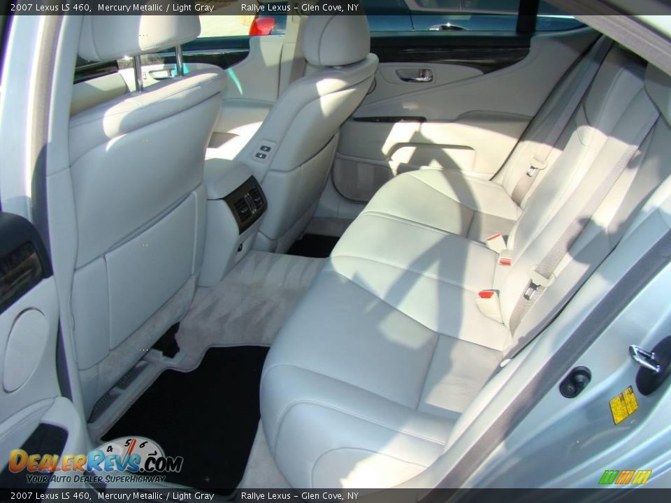 2007 Lexus LS 460 Mercury Metallic / Light Gray Photo #11