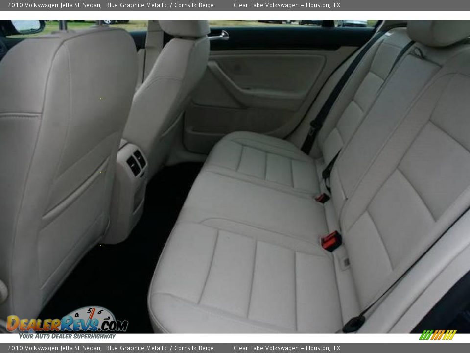 2010 Volkswagen Jetta SE Sedan Blue Graphite Metallic / Cornsilk Beige Photo #8