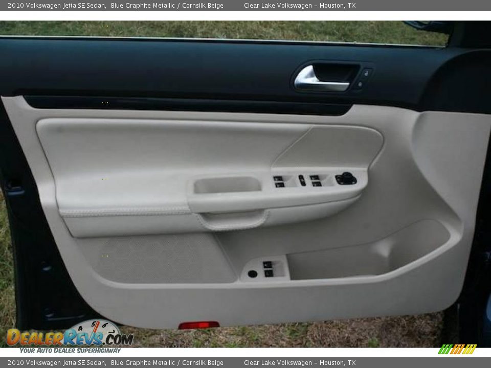 2010 Volkswagen Jetta SE Sedan Blue Graphite Metallic / Cornsilk Beige Photo #10