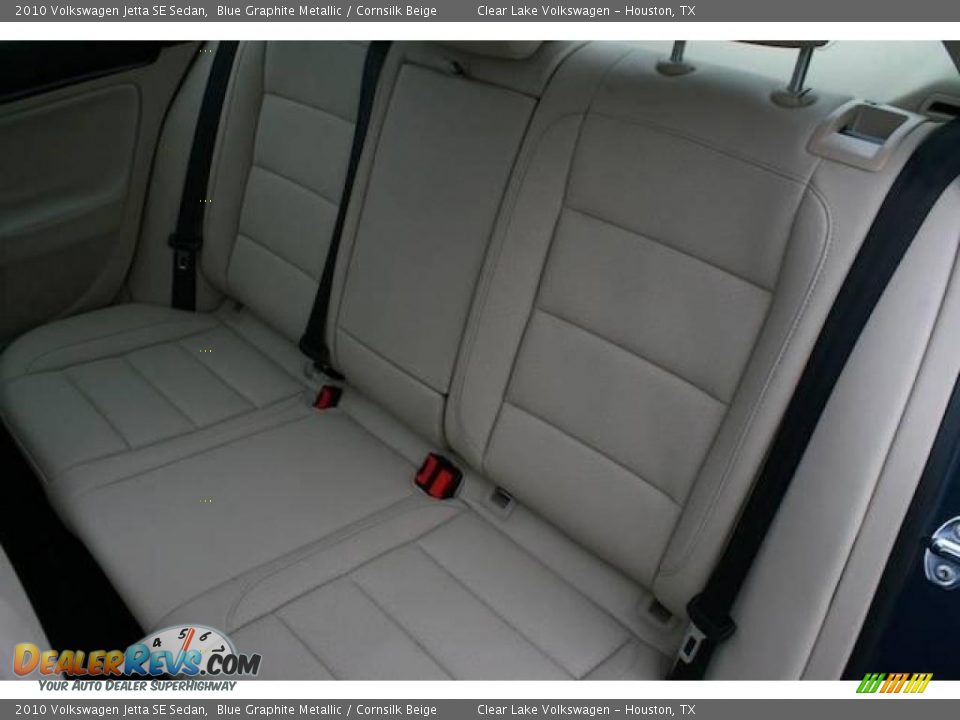 2010 Volkswagen Jetta SE Sedan Blue Graphite Metallic / Cornsilk Beige Photo #18