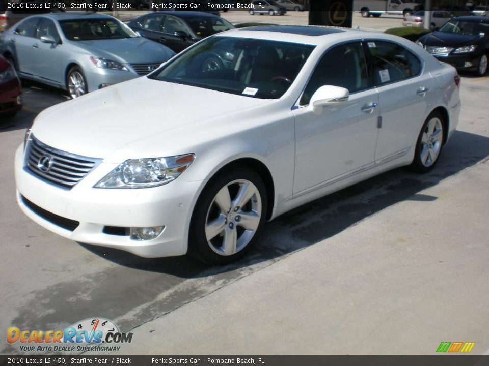 2010 Lexus LS 460 Starfire Pearl / Black Photo #3
