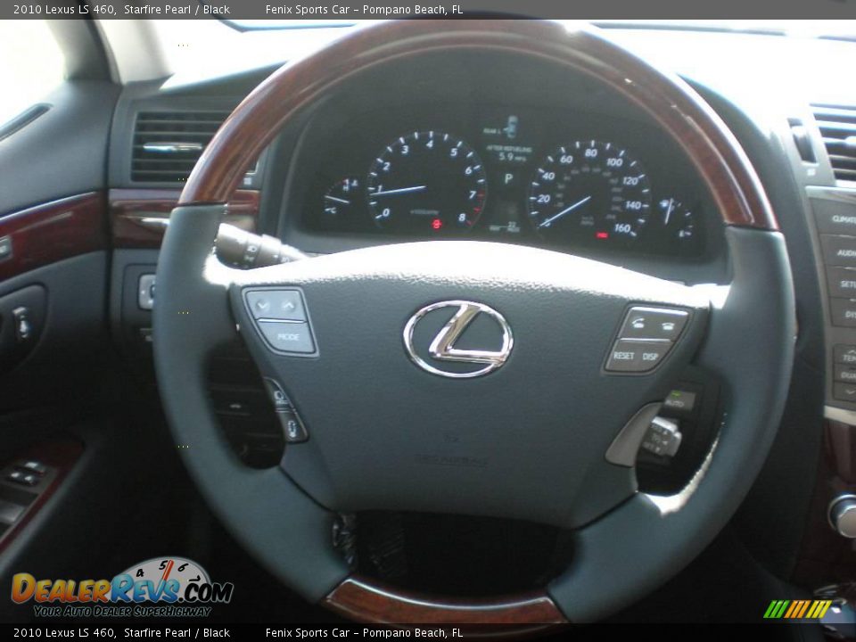 2010 Lexus LS 460 Starfire Pearl / Black Photo #19