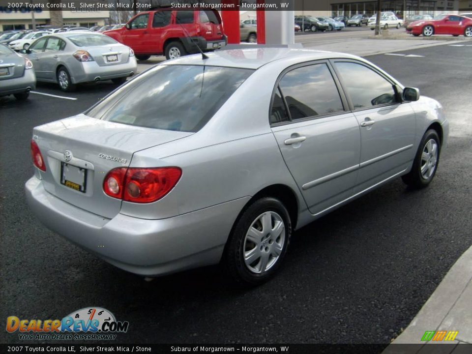 2007 Toyota Corolla LE Silver Streak Mica / Stone Photo #5