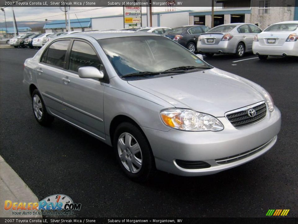 2007 Toyota Corolla LE Silver Streak Mica / Stone Photo #6