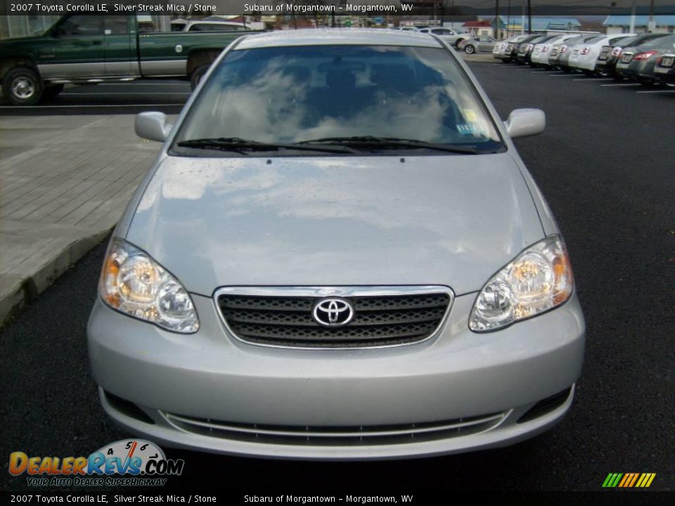 2007 Toyota Corolla LE Silver Streak Mica / Stone Photo #7