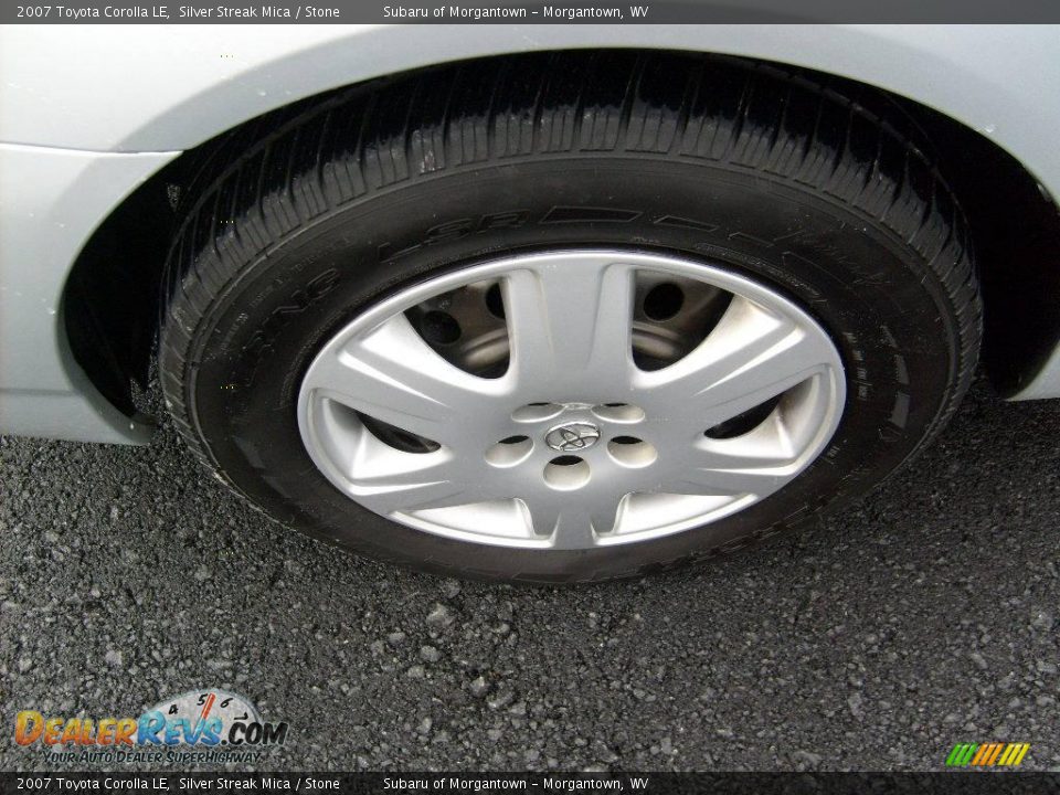 2007 Toyota Corolla LE Silver Streak Mica / Stone Photo #8