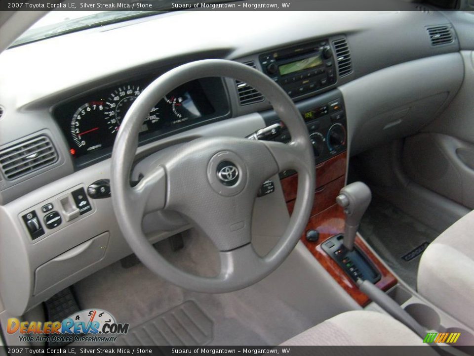2007 Toyota Corolla LE Silver Streak Mica / Stone Photo #10