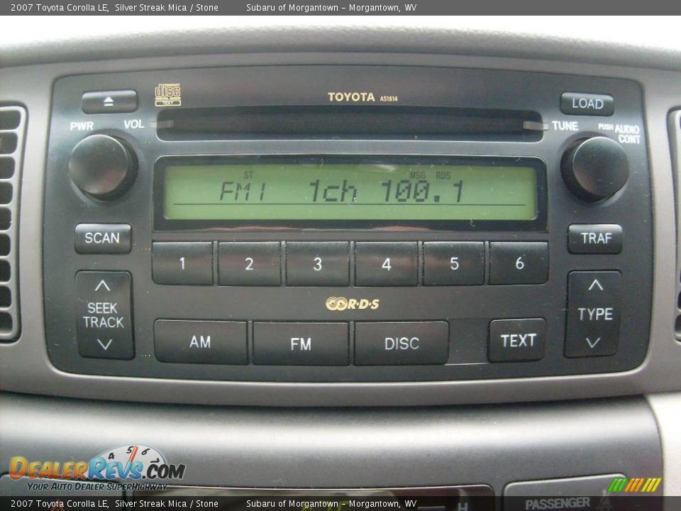 2007 Toyota Corolla LE Silver Streak Mica / Stone Photo #19