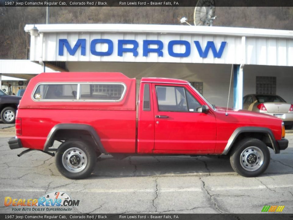 1987 Jeep Comanche Regular Cab Colorado Red / Black Photo #1