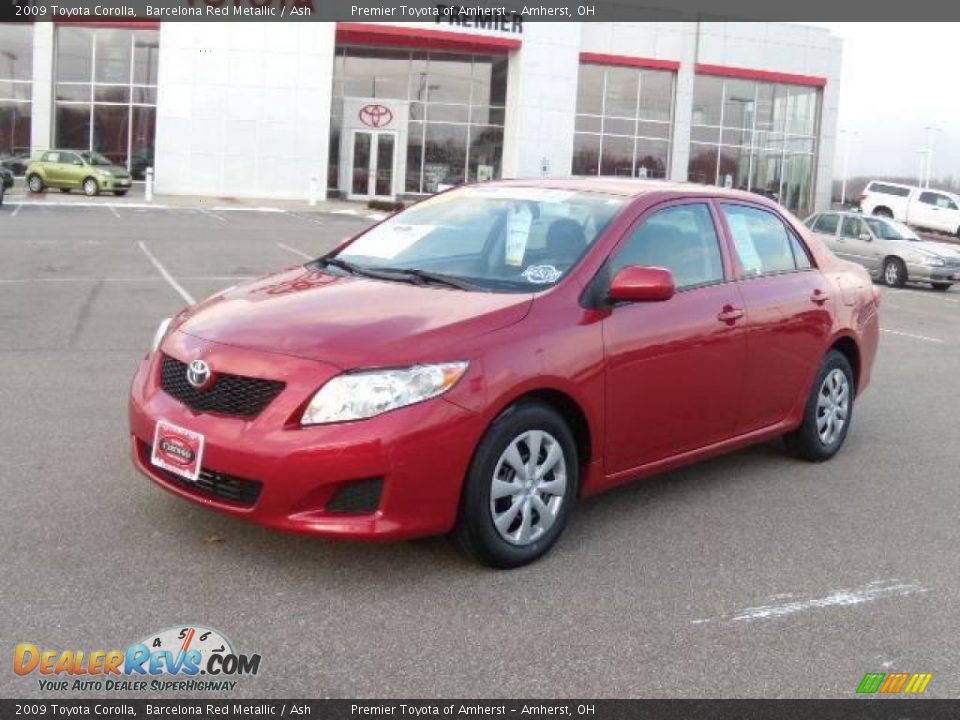 2009 Toyota Corolla Barcelona Red Metallic / Ash Photo #1
