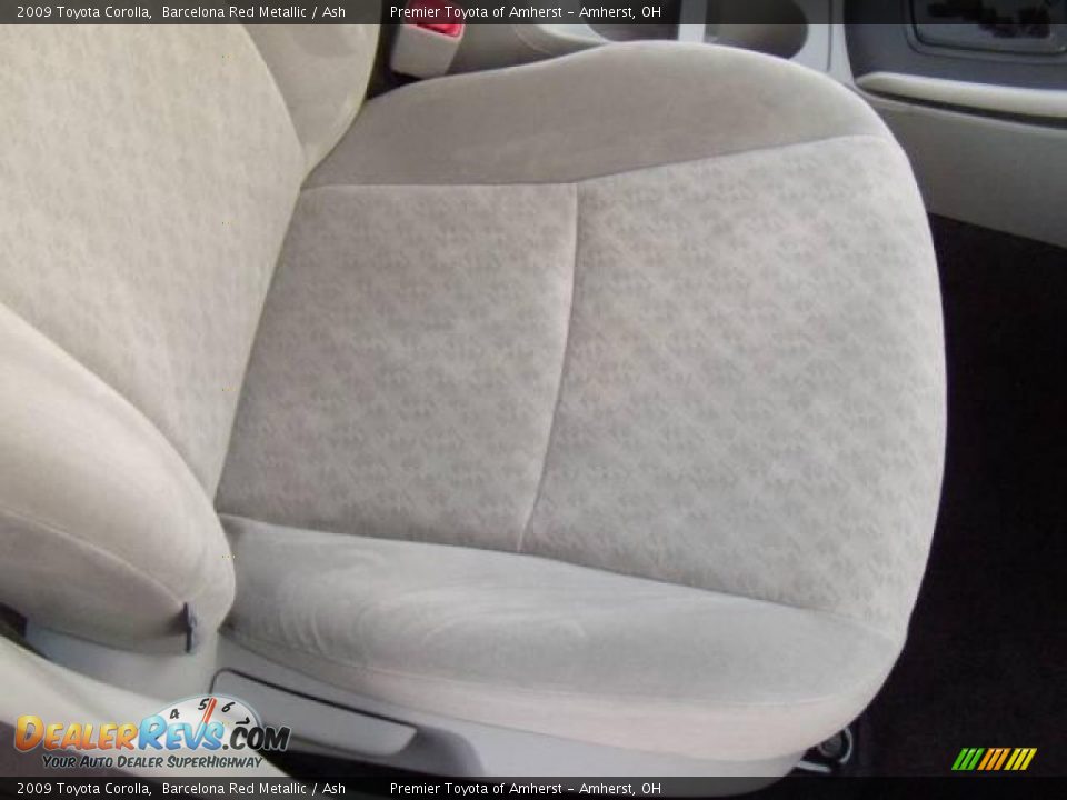 2009 Toyota Corolla Barcelona Red Metallic / Ash Photo #12