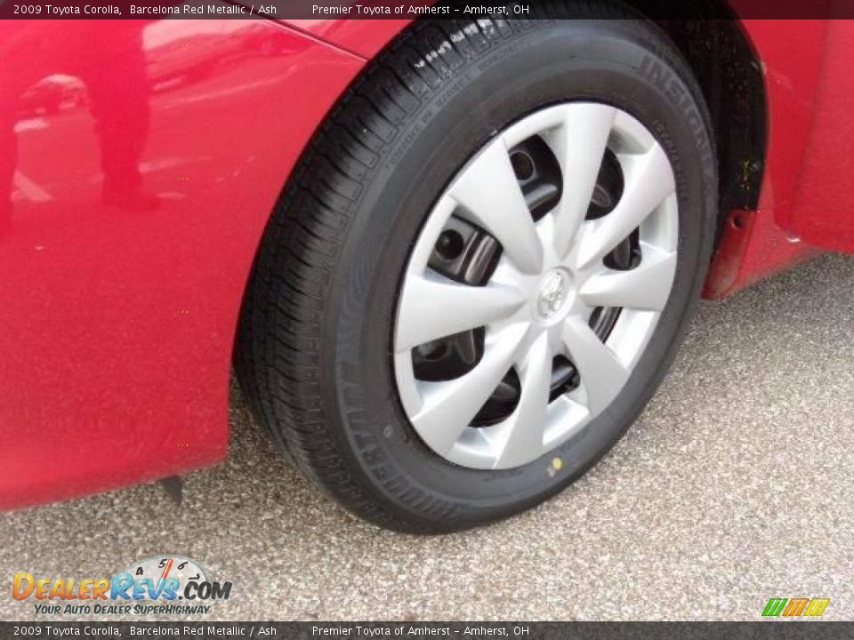 2009 Toyota Corolla Barcelona Red Metallic / Ash Photo #17