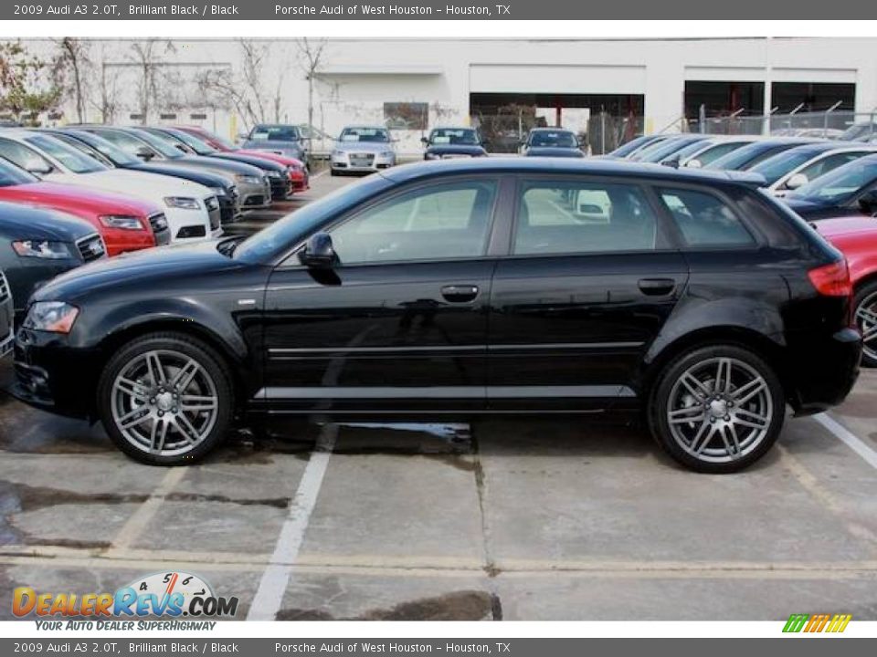 2009 Audi A3 2.0T Brilliant Black / Black Photo #1