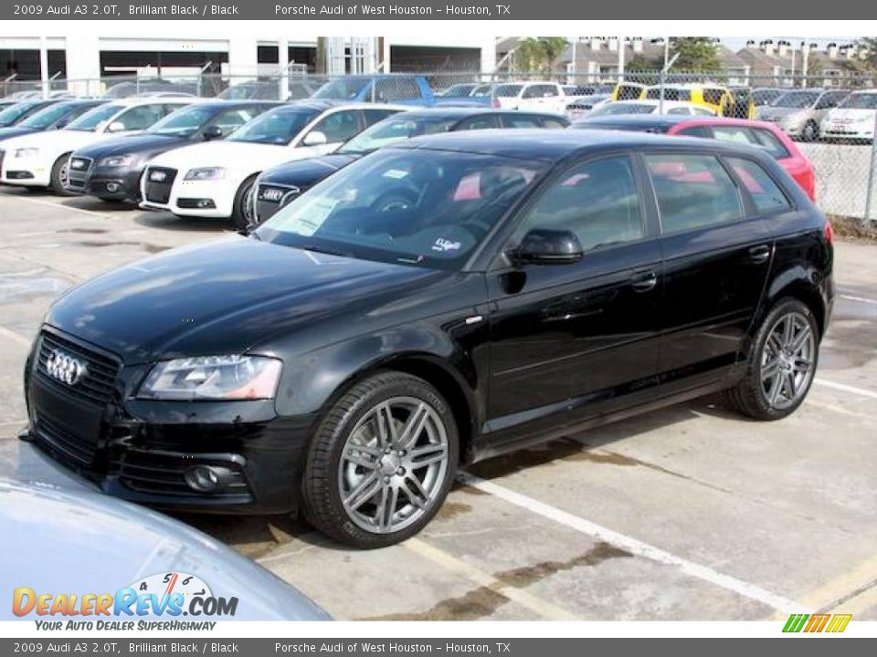2009 Audi A3 2.0T Brilliant Black / Black Photo #2