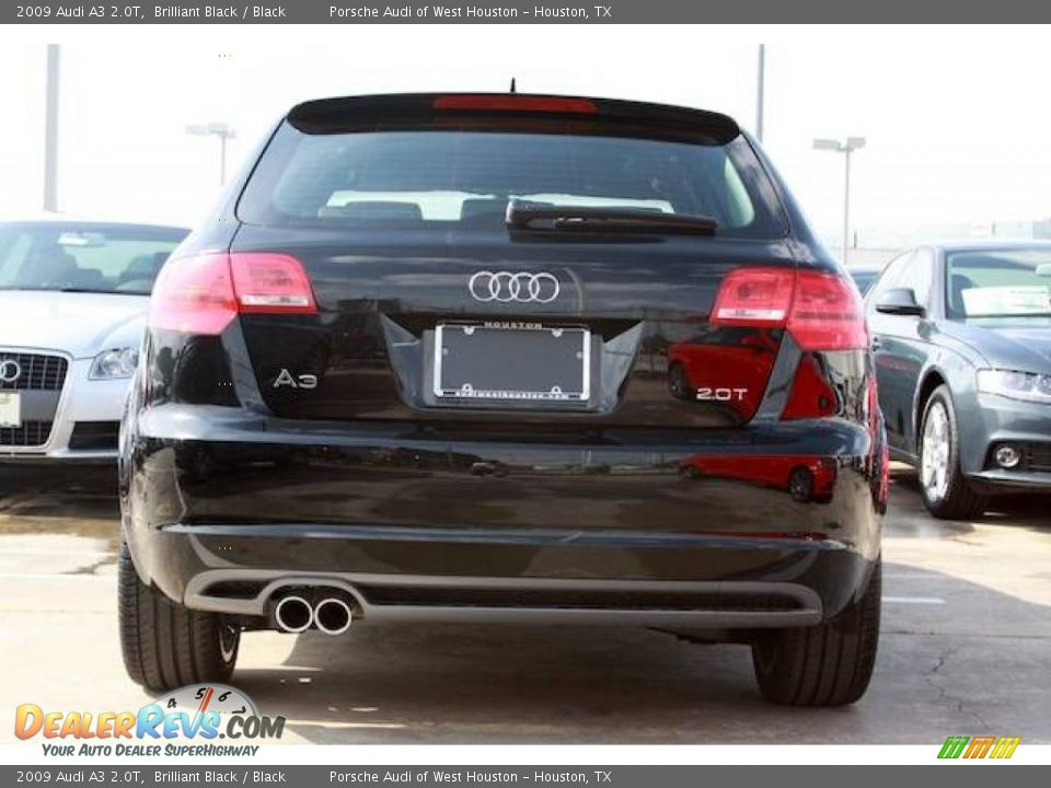 2009 Audi A3 2.0T Brilliant Black / Black Photo #6