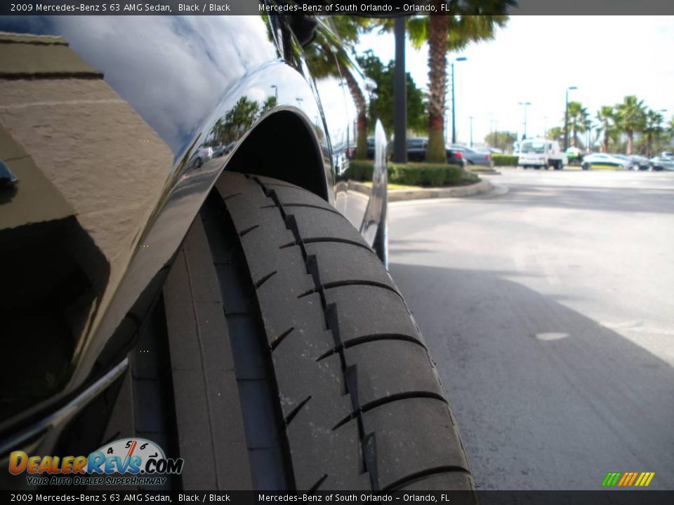 2009 Mercedes-Benz S 63 AMG Sedan Black / Black Photo #11