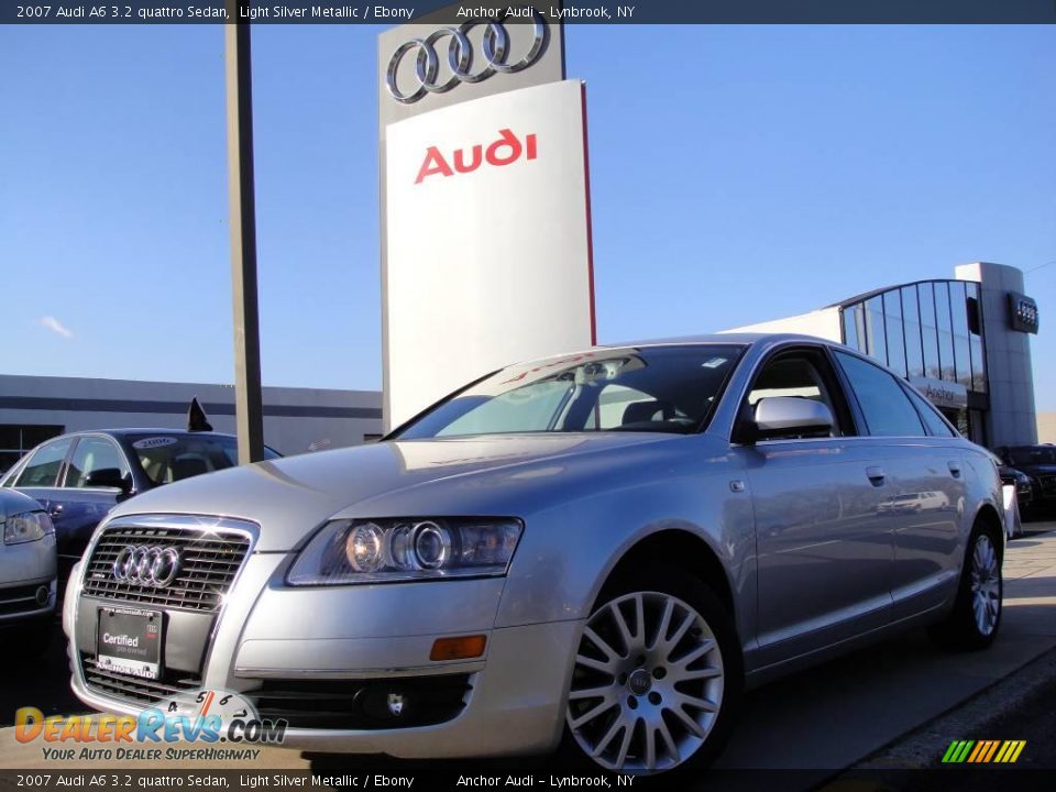 2007 Audi A6 3.2 quattro Sedan Light Silver Metallic / Ebony Photo #1