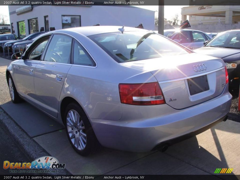 2007 Audi A6 3.2 quattro Sedan Light Silver Metallic / Ebony Photo #3