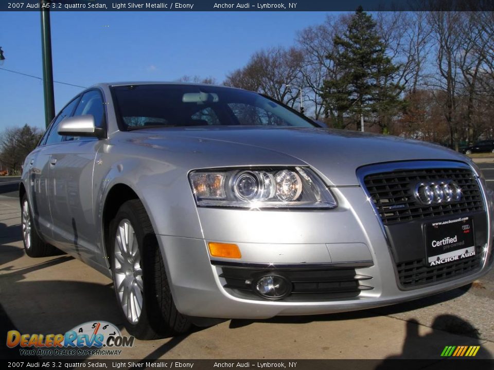 2007 Audi A6 3.2 quattro Sedan Light Silver Metallic / Ebony Photo #6