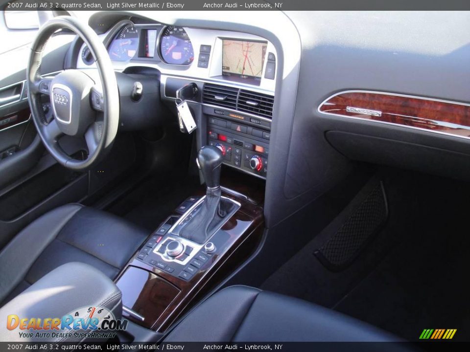2007 Audi A6 3.2 quattro Sedan Light Silver Metallic / Ebony Photo #12