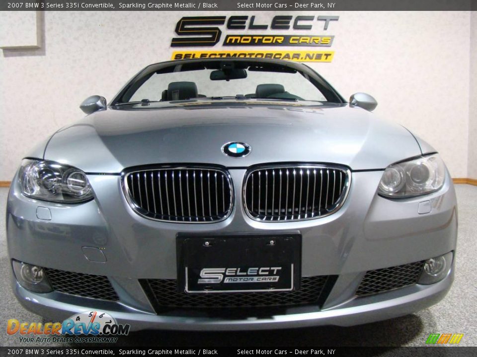 2007 BMW 3 Series 335i Convertible Sparkling Graphite Metallic / Black Photo #2