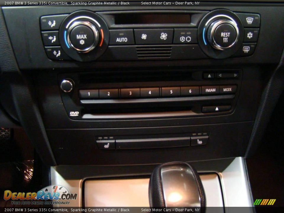 2007 BMW 3 Series 335i Convertible Sparkling Graphite Metallic / Black Photo #9