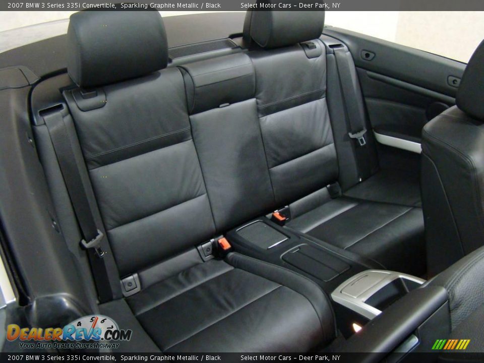 2007 BMW 3 Series 335i Convertible Sparkling Graphite Metallic / Black Photo #13