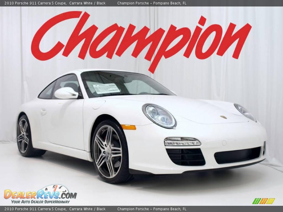 2010 Porsche 911 Carrera S Coupe Carrara White / Black Photo #1