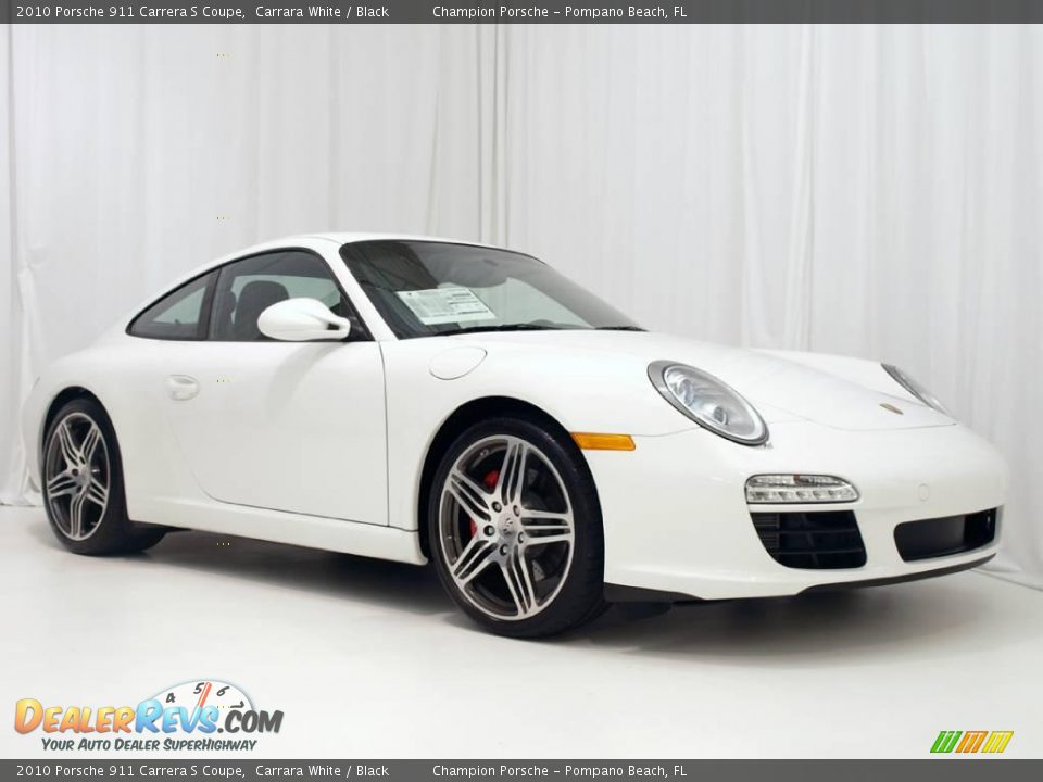 2010 Porsche 911 Carrera S Coupe Carrara White / Black Photo #2