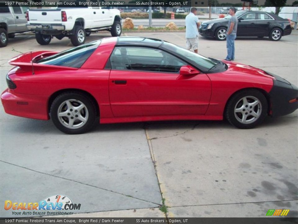 1997 Pontiac Firebird Trans Am Coupe Bright Red / Dark Pewter Photo #5