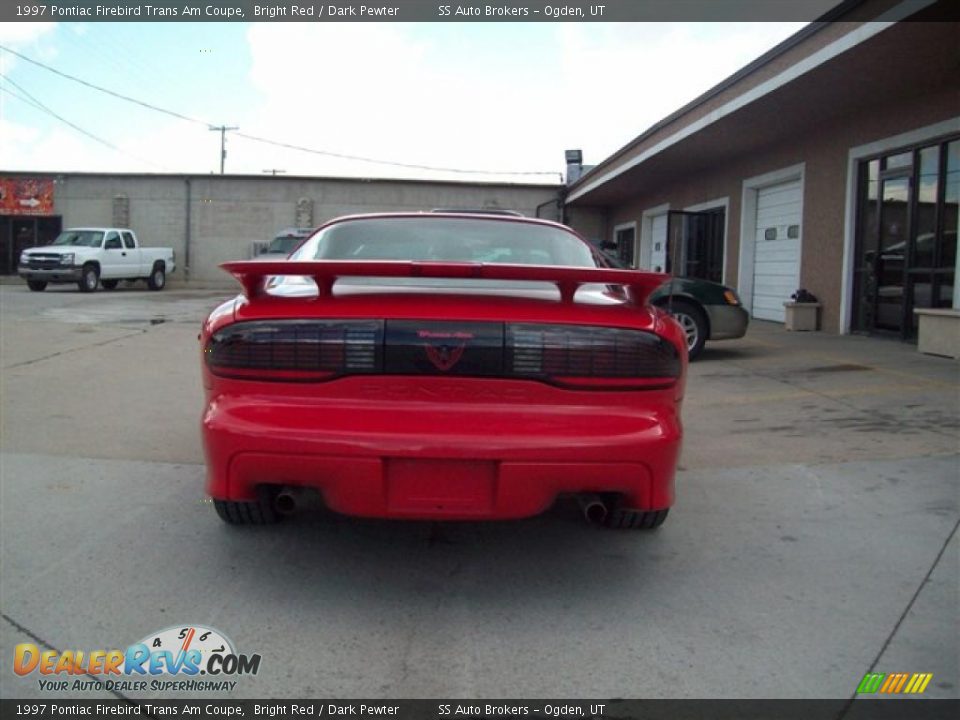 1997 Pontiac Firebird Trans Am Coupe Bright Red / Dark Pewter Photo #7