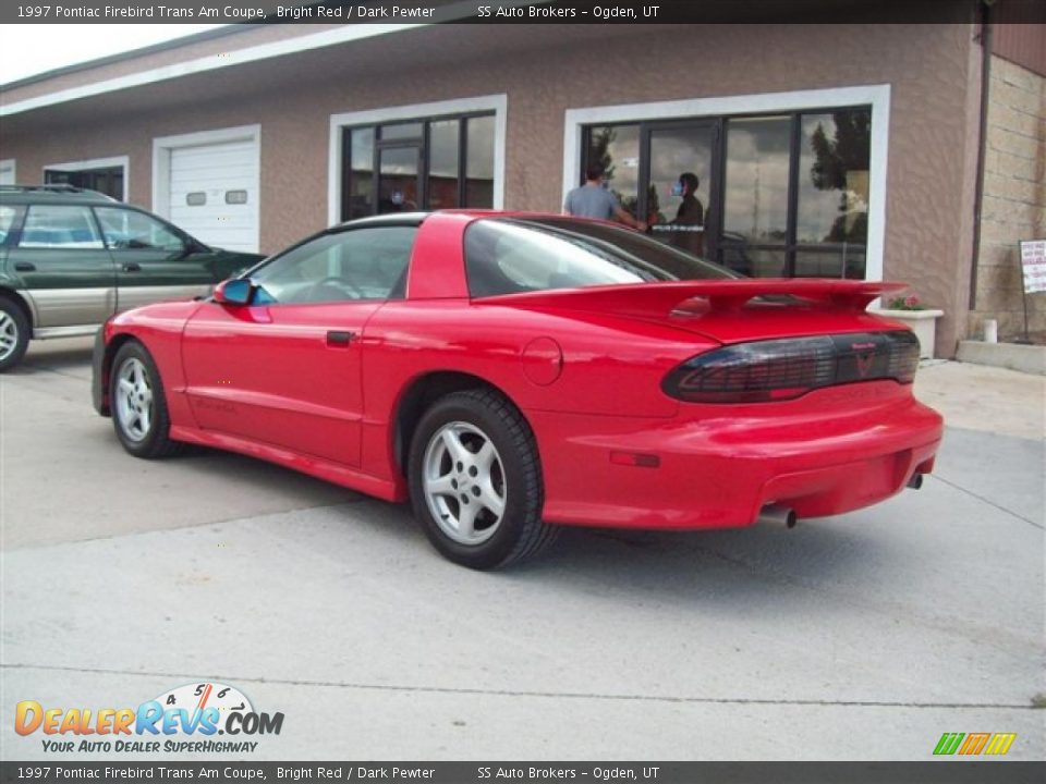 1997 Pontiac Firebird Trans Am Coupe Bright Red / Dark Pewter Photo #8
