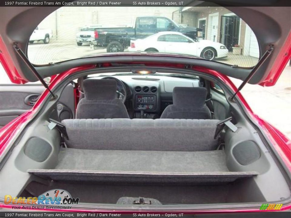 1997 Pontiac Firebird Trans Am Coupe Bright Red / Dark Pewter Photo #11