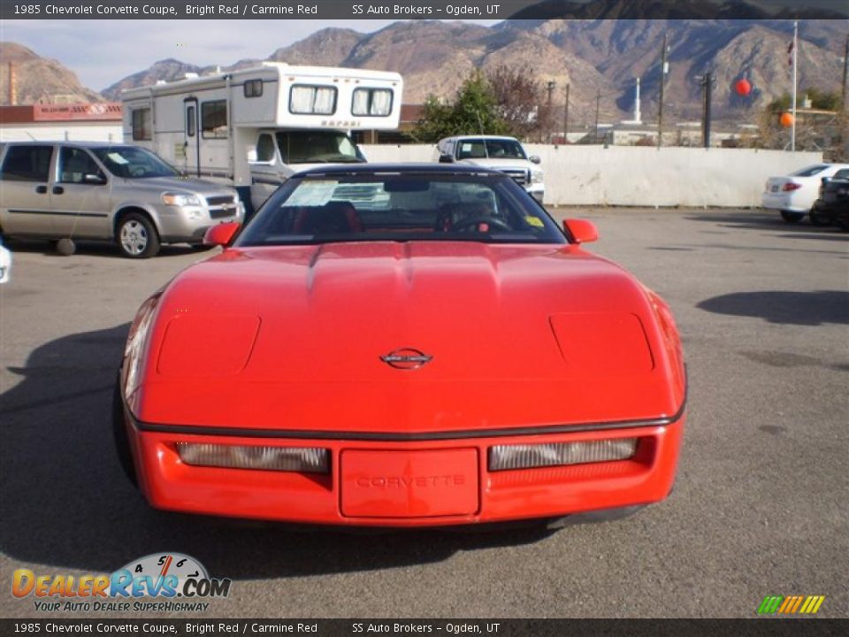 1985 Chevrolet Corvette Coupe Bright Red / Carmine Red Photo #2