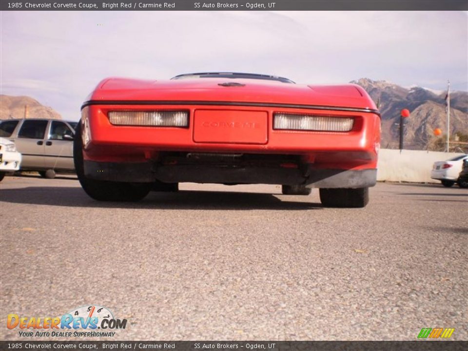 1985 Chevrolet Corvette Coupe Bright Red / Carmine Red Photo #3