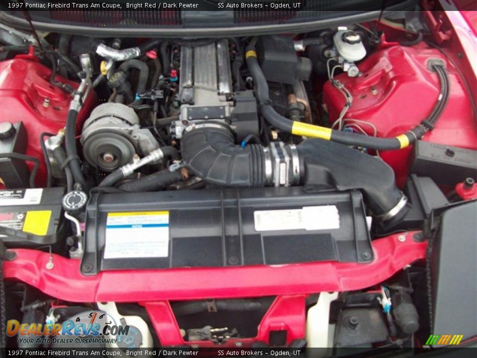 1997 Pontiac Firebird Trans Am Coupe Bright Red / Dark Pewter Photo #14