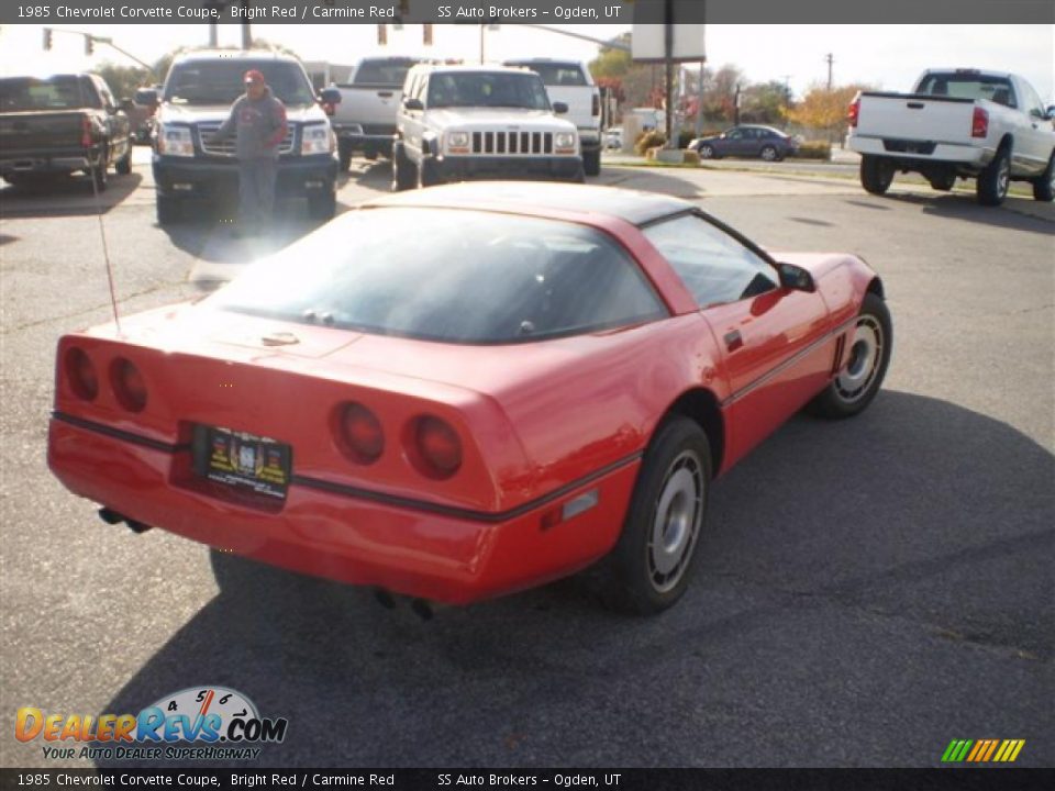 1985 Chevrolet Corvette Coupe Bright Red / Carmine Red Photo #5