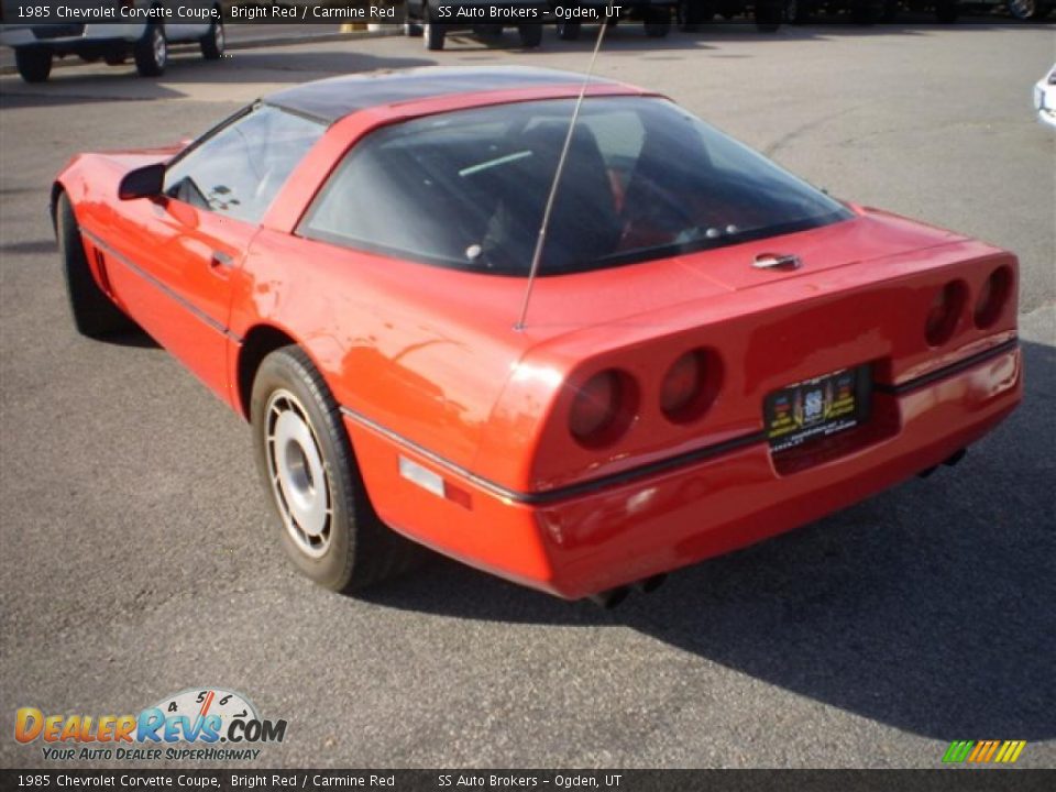 1985 Chevrolet Corvette Coupe Bright Red / Carmine Red Photo #6