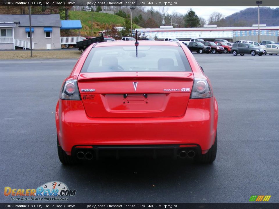 2009 Pontiac G8 GXP Liquid Red / Onyx Photo #24