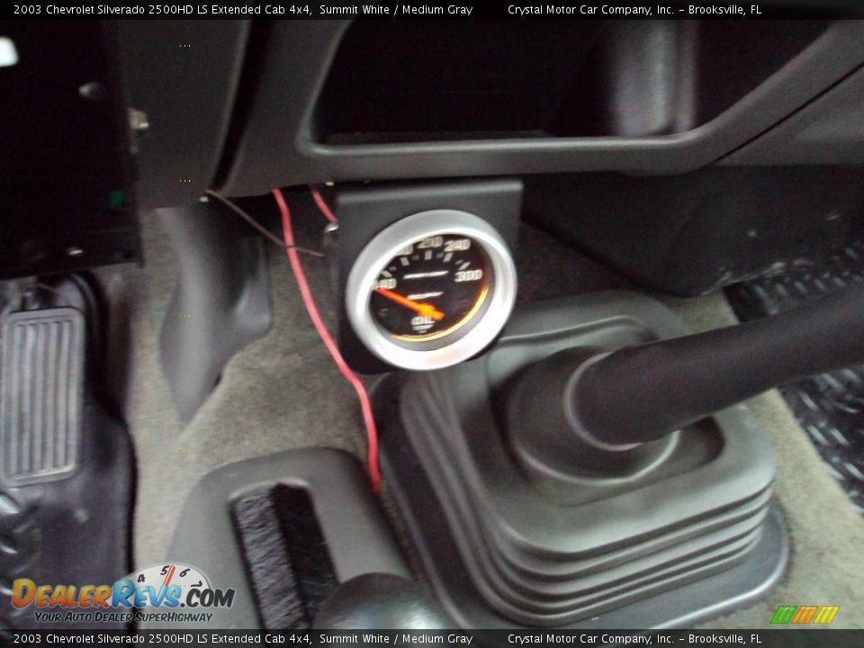 2003 Chevrolet Silverado 2500HD LS Extended Cab 4x4 Summit White / Medium Gray Photo #21