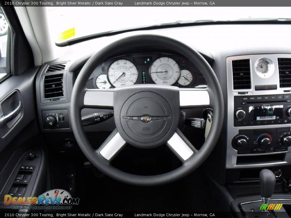 2010 Chrysler 300 Touring Bright Silver Metallic / Dark Slate Gray Photo #12