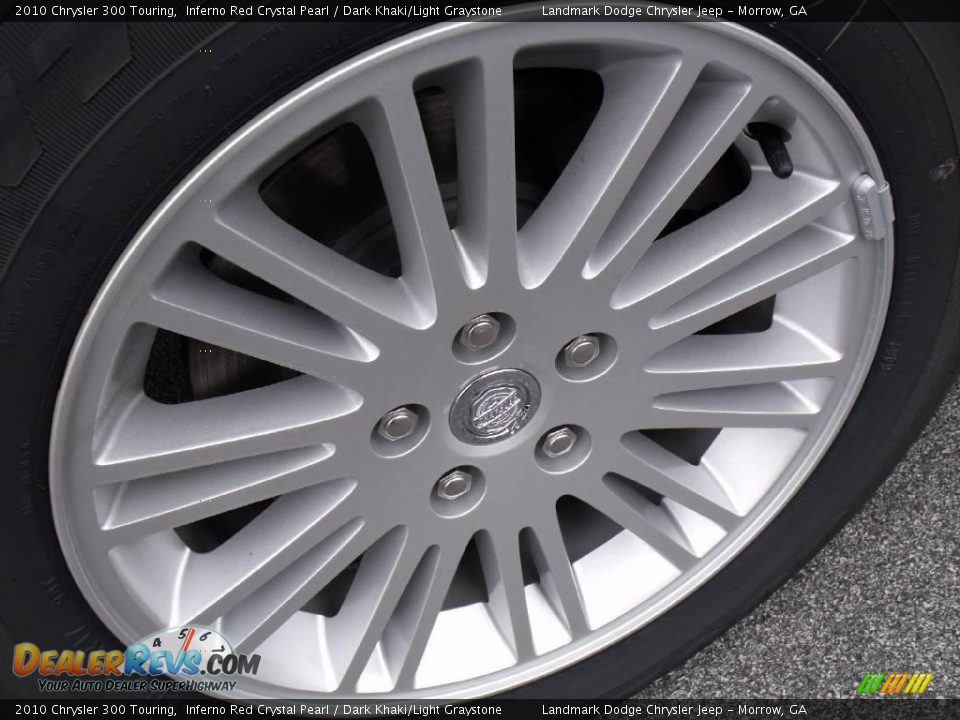 2010 Chrysler 300 Touring Inferno Red Crystal Pearl / Dark Khaki/Light Graystone Photo #5