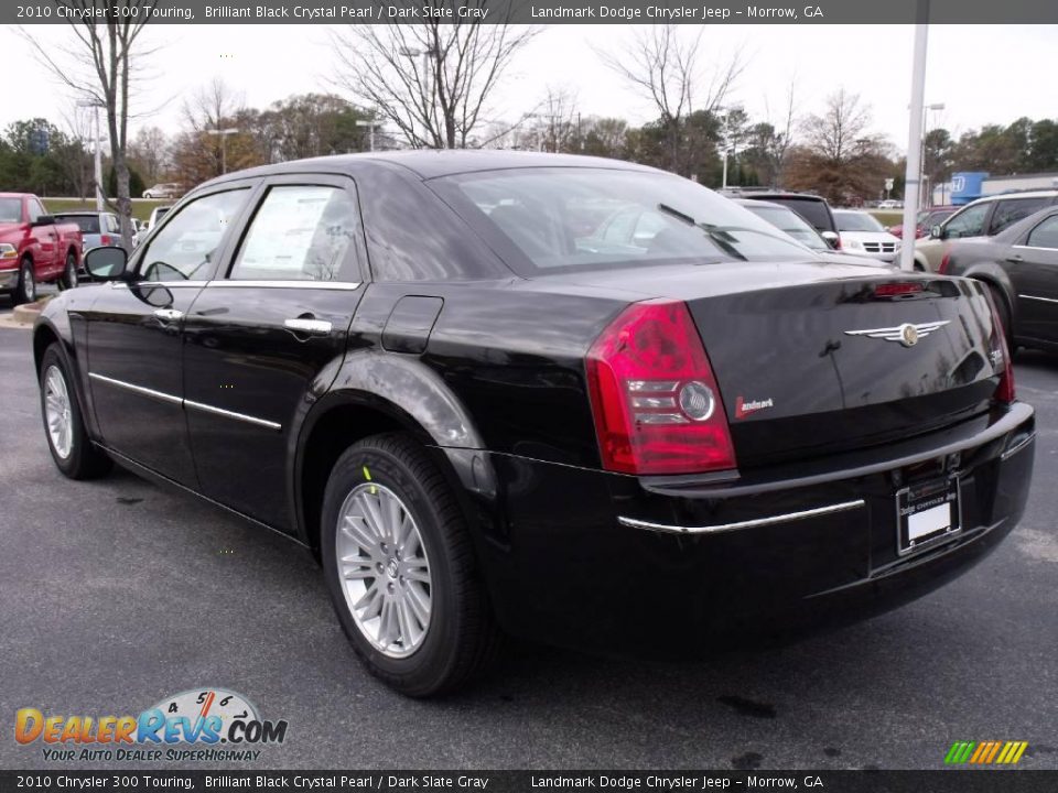 2010 Chrysler 300 Touring Brilliant Black Crystal Pearl / Dark Slate Gray Photo #2