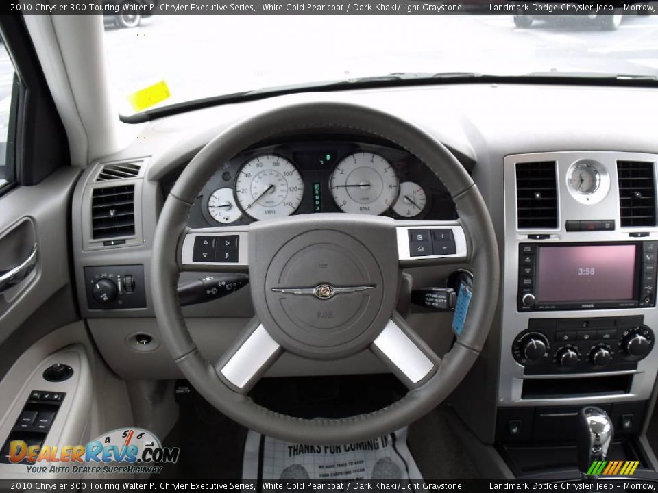 2010 Chrysler 300 Touring Walter P. Chryler Executive Series White Gold Pearlcoat / Dark Khaki/Light Graystone Photo #12