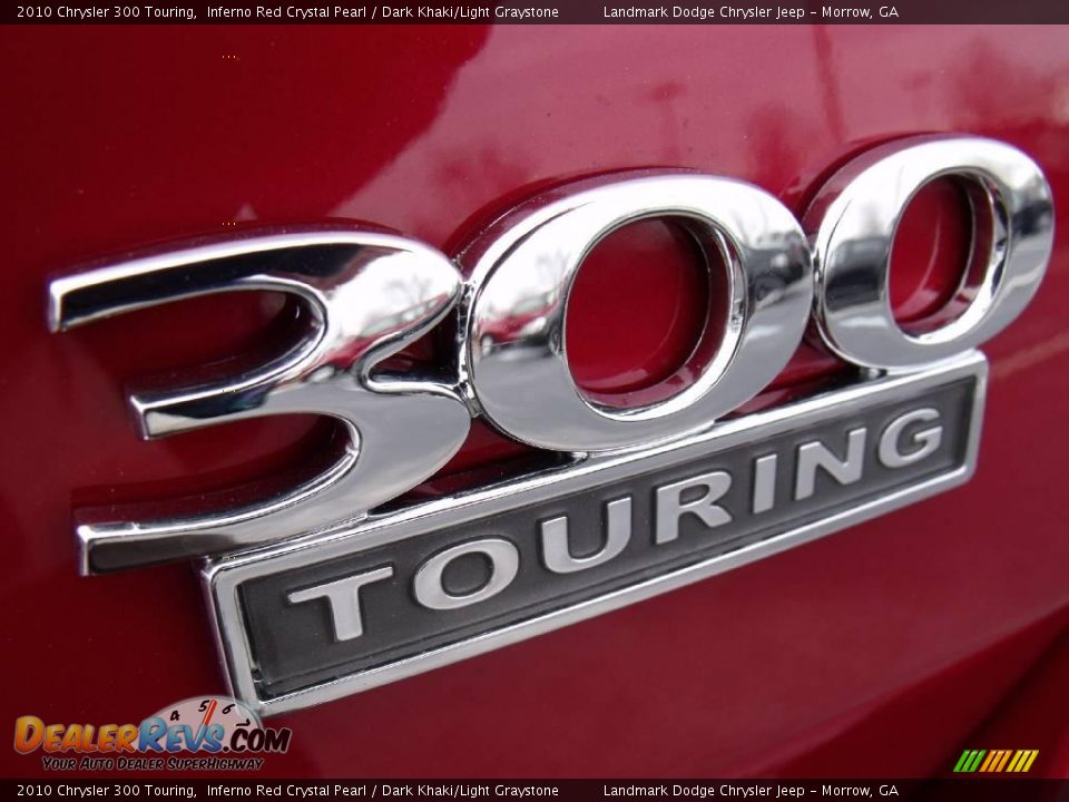 2010 Chrysler 300 Touring Inferno Red Crystal Pearl / Dark Khaki/Light Graystone Photo #8