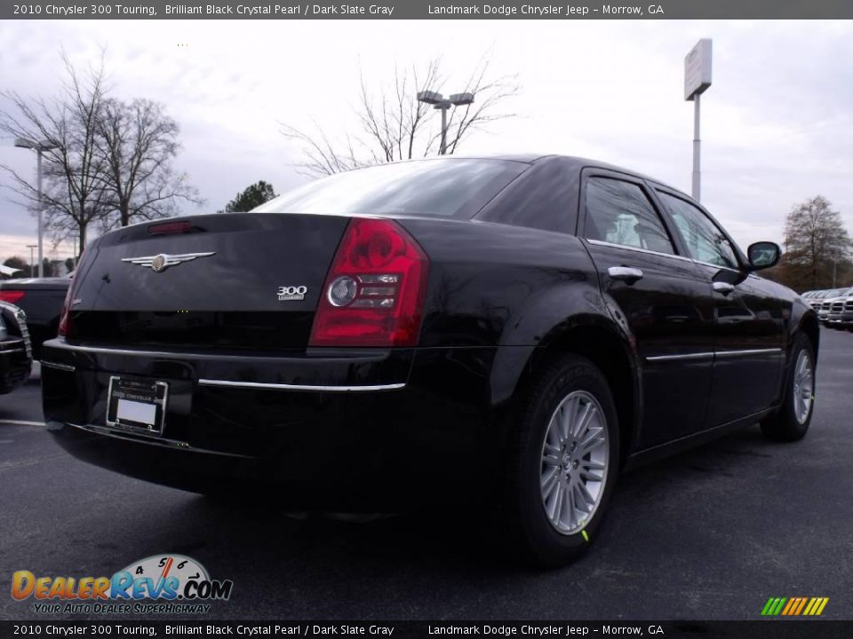 2010 Chrysler 300 Touring Brilliant Black Crystal Pearl / Dark Slate Gray Photo #3