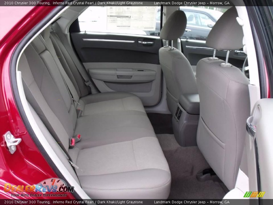 2010 Chrysler 300 Touring Inferno Red Crystal Pearl / Dark Khaki/Light Graystone Photo #9