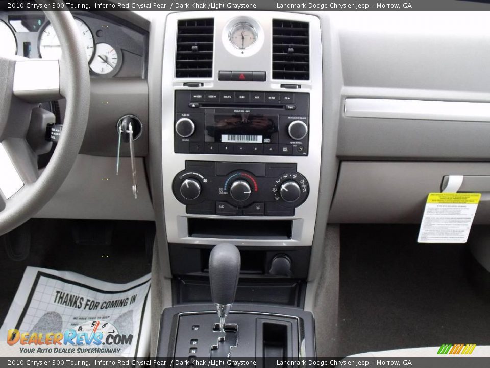 2010 Chrysler 300 Touring Inferno Red Crystal Pearl / Dark Khaki/Light Graystone Photo #11